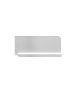 Zanduco Stainless Steel Splash Guard for 24" x 24" Pot Sinks - Right