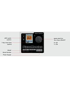 Pizza Master 7-day Digital Timer for Automatic Start and Stop - CA
