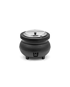 Vollrath 72165 11 qt Countertop Soup Warmer With Black Finish - 120V - CA