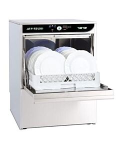 Jet-Tech 737E High Temp Deluxe Undercounter Dishwasher - 30 Racks/hr