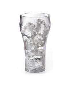 GET 7720-1-CL 20 oz. (23.7 oz. Rim-Full), 3.5" Bell Tumbler, 6.5" Tall - 72/case