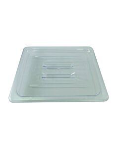 Omcan Half (1/2) Size Food Pan Solid Clear Polycarbonate Cover - USA