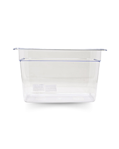 Omcan Third (1/3) Size Clear Polycarbonate Food Pan – 8" Deep - CA