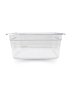 Omcan Half (1/2) Size Clear Polycarbonate Food Pan – 6" Deep - CA