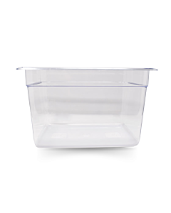 Omcan Half (1/2) Size Clear Polycarbonate Food Pan – 8" Deep - CA