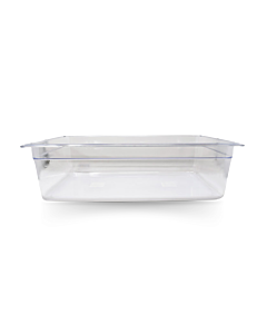 Omcan Full-Size Clear Polycarbonate Food Pan – 6" Deep - CA