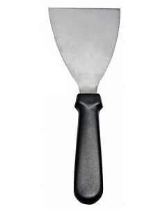 Omcan 4 1/2″ x 3″ Pan Scraper with Black Plastic Handle