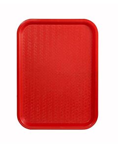 Omcan Fast Food Tray 12" X 16" Red - USA