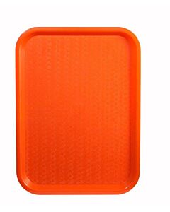 Omcan Fast Food Tray 14" X 18" Orange - USA