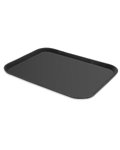 Omcan 18" X 14" Non-Slip Service Tray Rectangular Black - CA