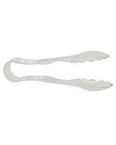 Omcan 6" Polycarbonate Scallop Tong - Clear - CA