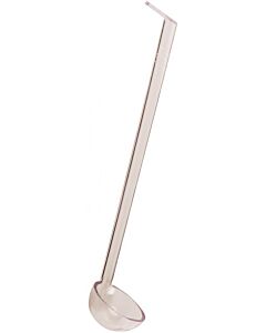 Omcan 8.5" One-Piece Polycarbonate Ladle - Beige - USA