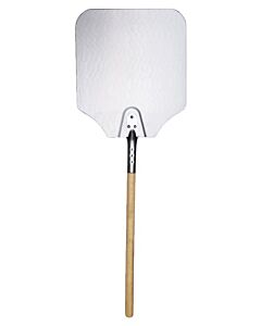 Omcan 12″ x 14″ Aluminum Pizza Peel with 22″ Wood Handle - USA