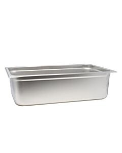Omcan Full-Size Stainless Steel Steam Table Pan - 6" Deep - USA