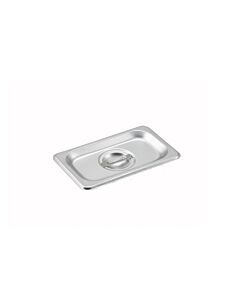 Omcan 1/2 Size Solid Stainless Steel Steam Table Pan Cover - USA