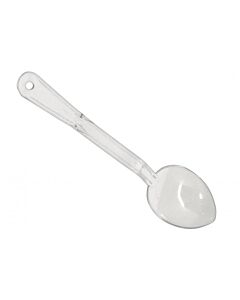 Omcan 13" Polycarbonate Serving Spoon - Clear - USA