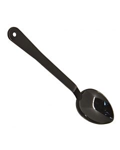 Omcan 13" Polycarbonate Serving Spoon - Black - CA
