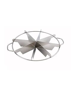 Omcan 8-Cut Stainless Steel Pie Cutter - USA