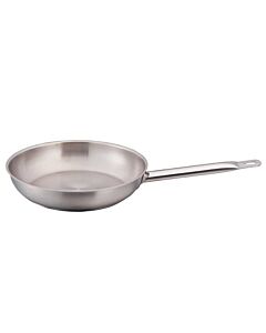 Omcan 9.5" Stainless Steel Fry Pans - USA