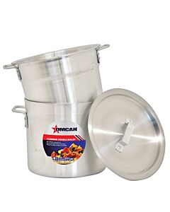 Omcan 16 QT Aluminum Double Boiler - CA
