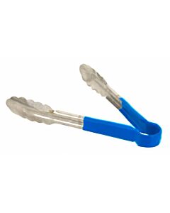 Omcan 9" Heavy-Duty Utility Tong - Blue Handle - CA