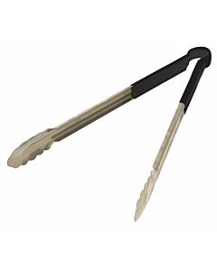 Omcan 16" Heavy-Duty Utility Tong - Black Handle - CA