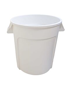 Omcan Polyethylene White Round Ingredient Bins