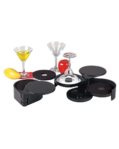 Omcan 3 Tier Glass Rimmer with Sponge