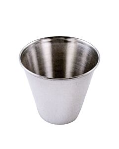 Omcan 4 oz. Stainless Steel Round Sauce Cup-Pack of 12 - CA