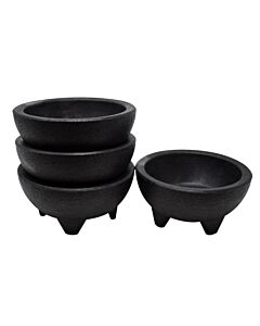 Omcan Black Molcajete Salsa Bowl