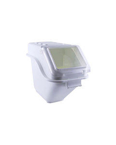 Omcan 80988 6.3 Gallon Shelf Ingredient Bin / Storage Bin with Lid & Scoop - 1 Pack