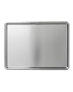 Omcan 2/3 Size Stainless Steel Sheet/Bun Pan 16" x 22" with Open Bead - 20 Gauge - CA