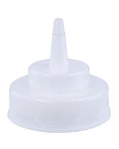 Omcan Clear Cap for Wide Mouth Squeeze Bottles - 12/16/24/32 oz.