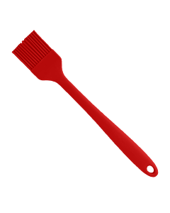 Omcan Silicon Pastry/Basting Brush 10 X 1-3/4 Inch Wide - Red - USA