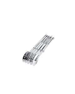 Omcan Stainless steel Expandable Pastry Dough Cutter - 5 Wheels