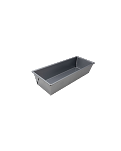 Omcan 10" x 5" x 3" Glazed Aluminiuzed Steel Bread Loaf Pan