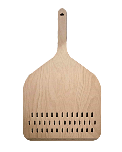 Omcan Beech ARIA PIzza Peel with 14.17" x 0.3" Short Handle - 24" Total Length
