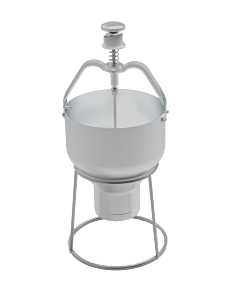 Omcan 88 oz. Aluminum Pancake/Waffle Batter Dispenser with Stand