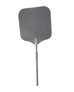 Omcan 16" x 18" Aluminum Pizza Peel with 22" Wood Handle