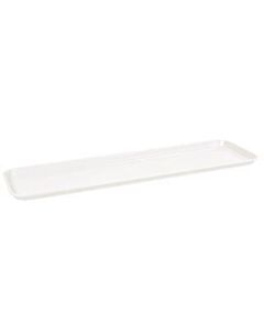 Cambro 826MT148 White Fiberglass Market Tray 8" X 26" X 3/4"