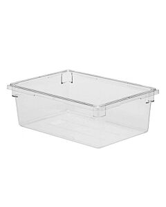 Omcan 18" x 26" x 9" Clear Rectangle Polycarbonate Full-Size Food Storage Container - USA