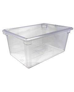 Omcan 18" x 26" x 12" Clear Rectangle Polycarbonate Full-Size Food Storage Container - USA