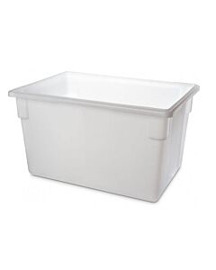 Omcan 18" x 26" x 15" White Rectangle Polypropylene Food Storage Container - USA