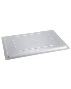 Omcan White Polypropylene Covers for Rectangle Food Storage Containers
