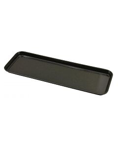 Omcan 26" x 9" x 3/4" Market Tray - Black