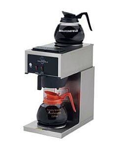 Bloomfield Koffee King® Two Warmer In-Line Pour-Over, Lo-Profile® Coffee Brewer