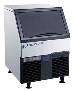 Dukers DIM-300 Commercial Undercounter Ice Maker, 312 lbs/24h, Air Cooled, Cube Style - USA