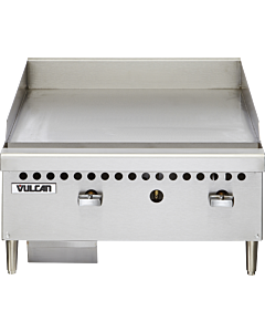 Vulcan VCRG24-M - 24" Manual Gas Griddle Natural Gas - 50,000 BTU - USA