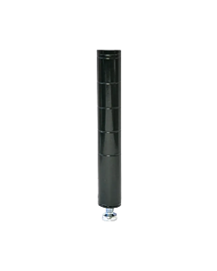 Zanduco Black Commercial Epoxy Post with Leveler - NSF