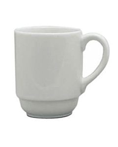 Tableware Solutions Stacking Mug, Continental, Plain White, 10 oz, 24 / case 50CCPWD 043